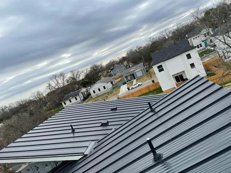 Standing seam metal roof panels with vents for Skylight Repair in Austintown